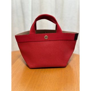 エルベシャプリエ(Herve Chapelier)の美品 エルベシャプリエ 701GP パプリカ×パプリカ(トートバッグ)