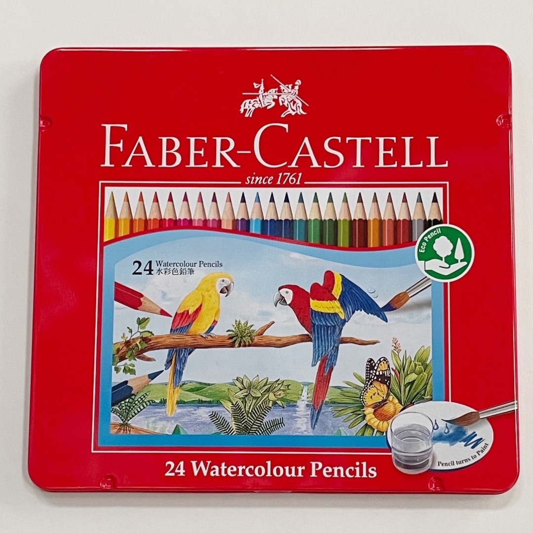 Shachihata(シャチハタ)のFABER CASTELL 24色 水彩色鉛筆 エンタメ/ホビーのアート用品(色鉛筆)の商品写真