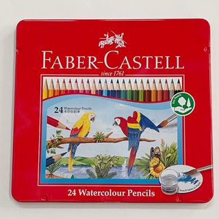 シャチハタ(Shachihata)のFABER CASTELL 24色 水彩色鉛筆(色鉛筆)