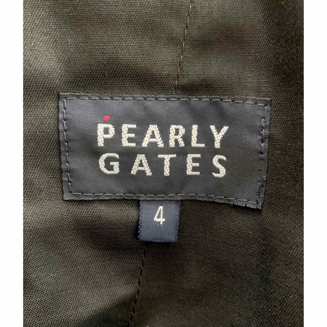 パーリーゲイツ PEARLYGATES ストレッチパンツ ブラックサイズ 4 - ウエア