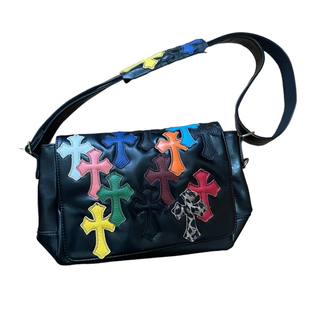 クロムハーツ(Chrome Hearts)のleather cross custom shoulder bag(ショルダーバッグ)