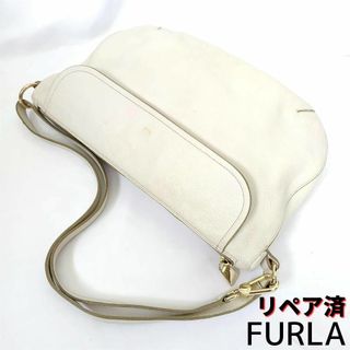 フルラ(Furla)の美品❤FURLA【フルラ】2ウェイ ショルダーバッグ オフホワイト(ショルダーバッグ)