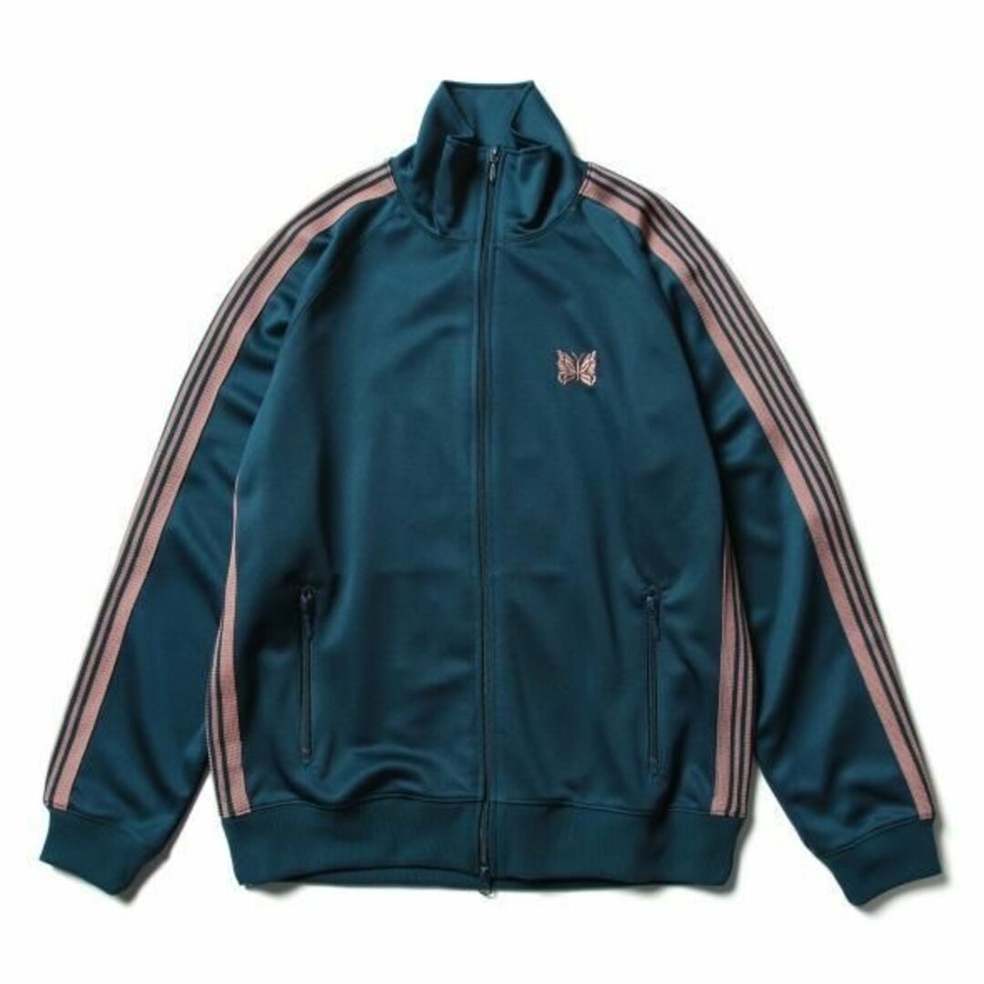 【希少】21ss Needles トラックジャケット L teal green