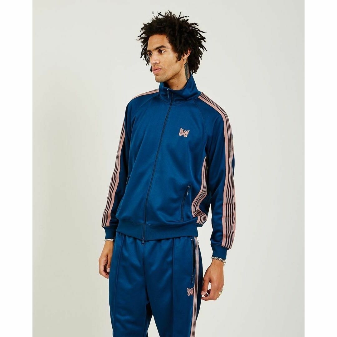 【希少】21ss Needles トラックジャケット L teal green