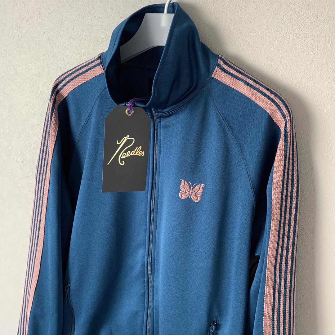 【希少】21ss Needles トラックジャケット L teal green