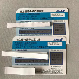 ANA株主優待券２枚セット(航空券)