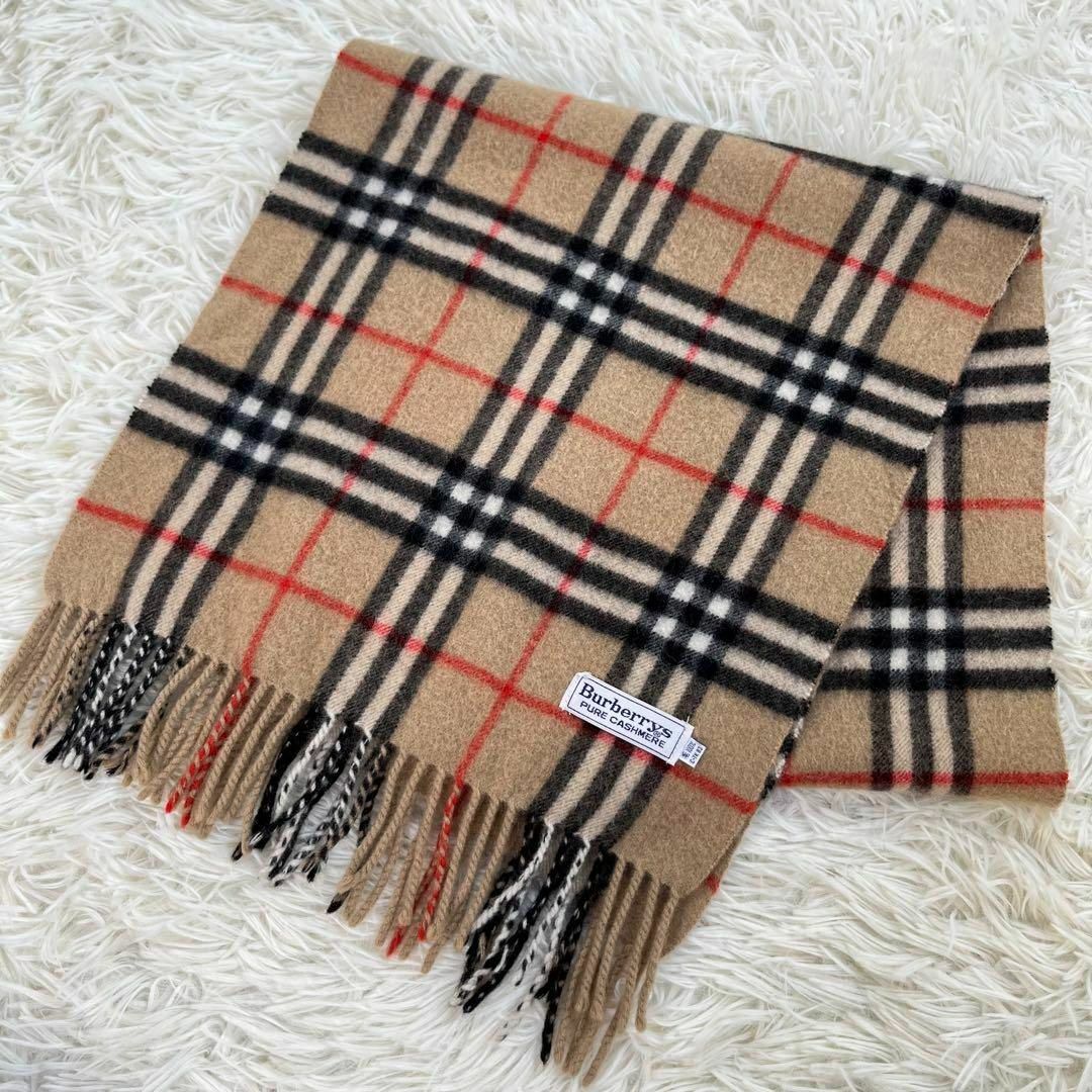 【美品・カシミヤ100%】バーバリー/BURBERRY　ノバチェック柄　マフラー | フリマアプリ ラクマ