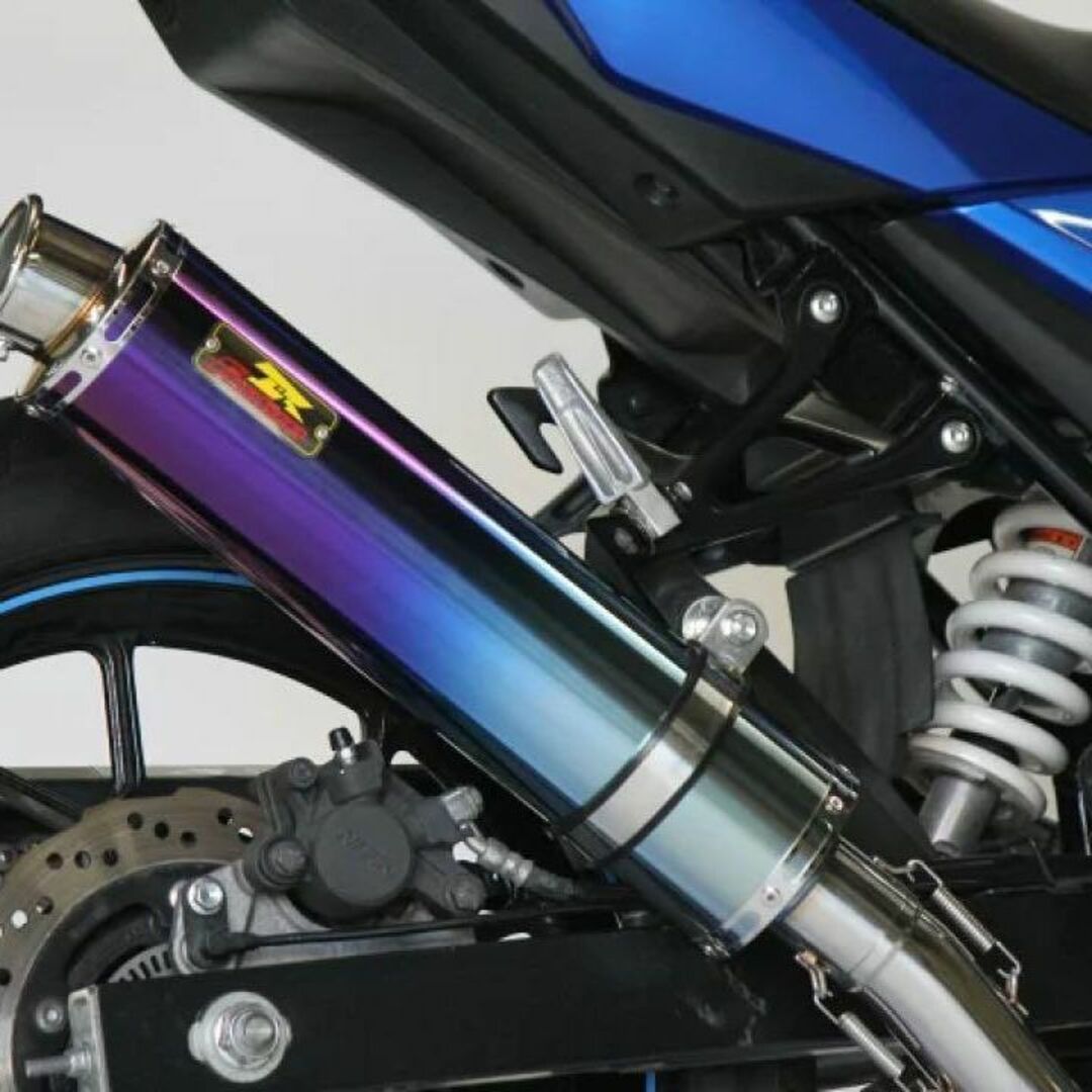 Realize GSX250R マフラー Aria チタン カール Realize GSX250R マフラー Aria チタン カール