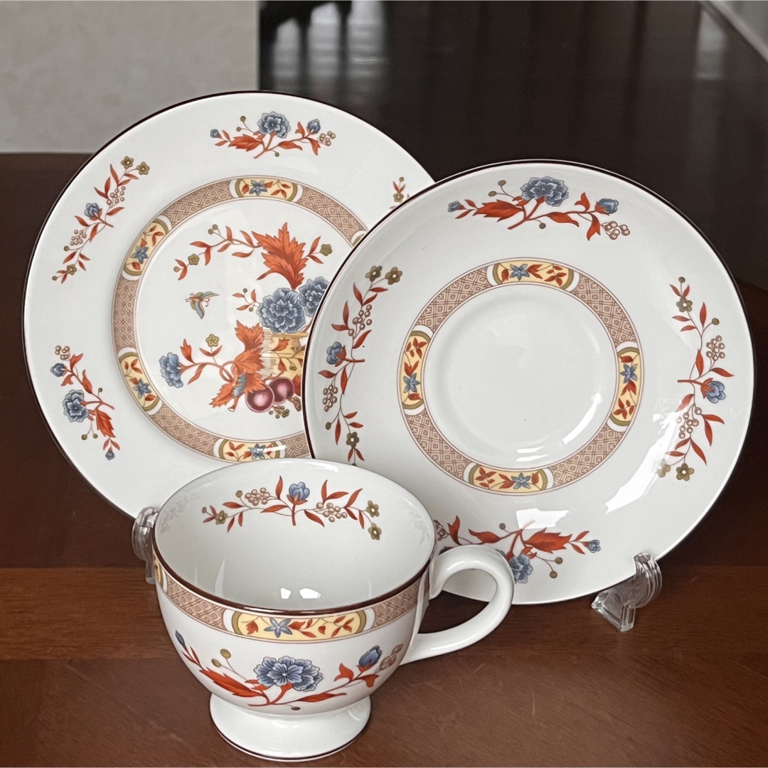 WEDGWOOD - 【黒壺美品】ウェッジウッド☆ジェームスタウン☆トリオ