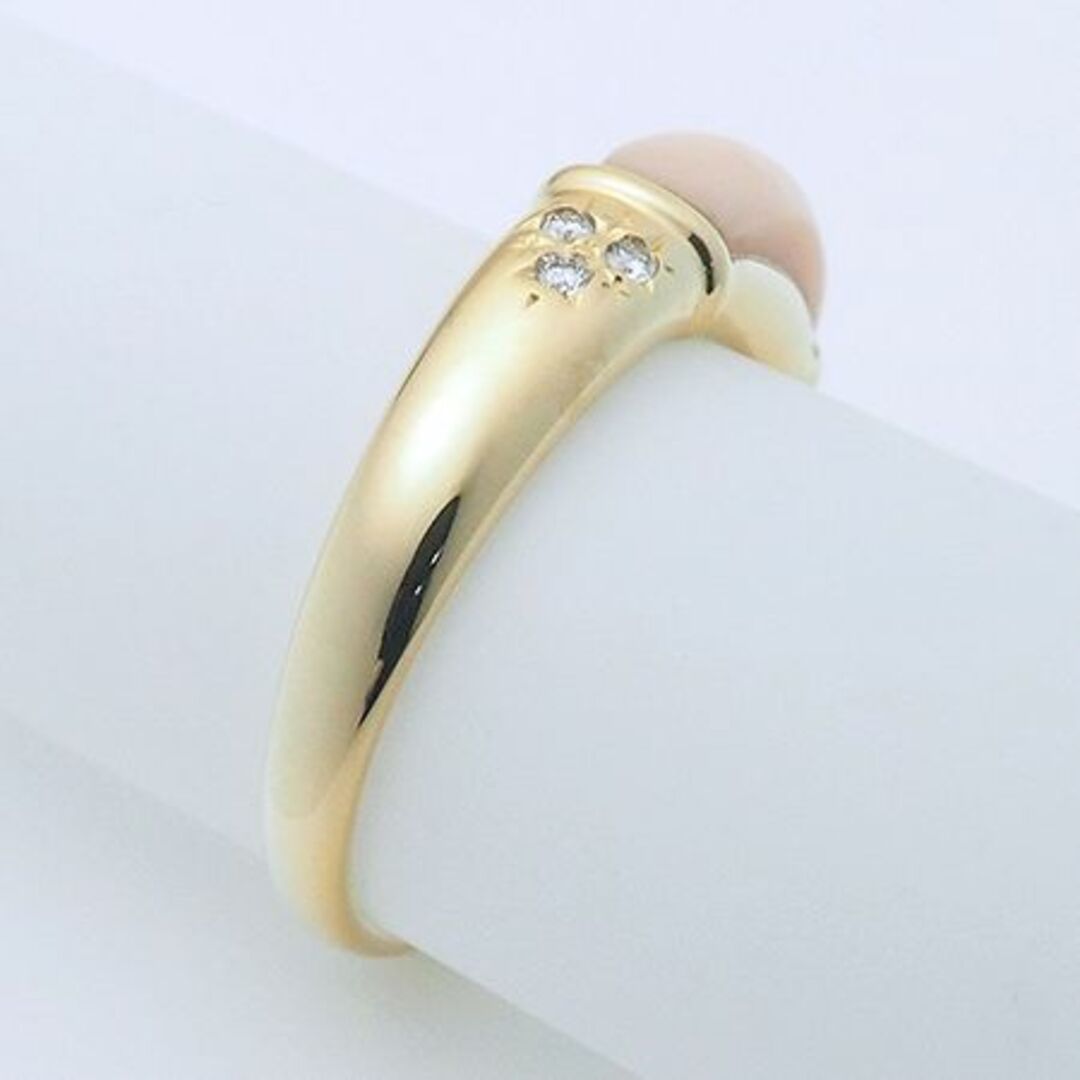 TASAKI - タサキ TASAKI サンゴ ダイヤ/0.06ct リング 12号 K18YGの