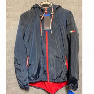 トミーヒルフィガー(TOMMY HILFIGER)のトミーヒルフィガー ジャケット ネイビー ブルー レッド ウィンドブレーカー(ナイロンジャケット)