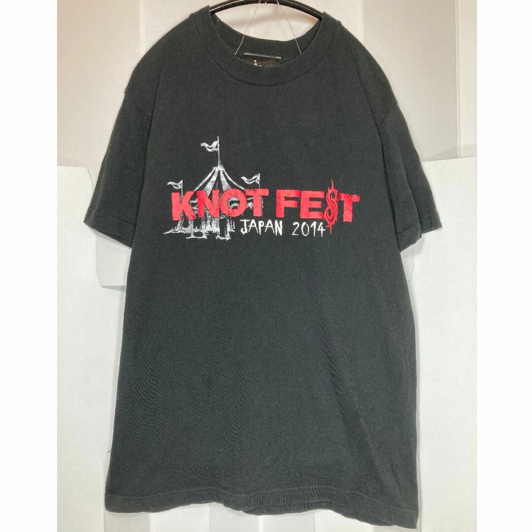 MUSIC TEE(ミュージックティー)のKNOTFEST JAPAN 2014 Tシャツ S 即購入OK メンズのトップス(Tシャツ/カットソー(半袖/袖なし))の商品写真