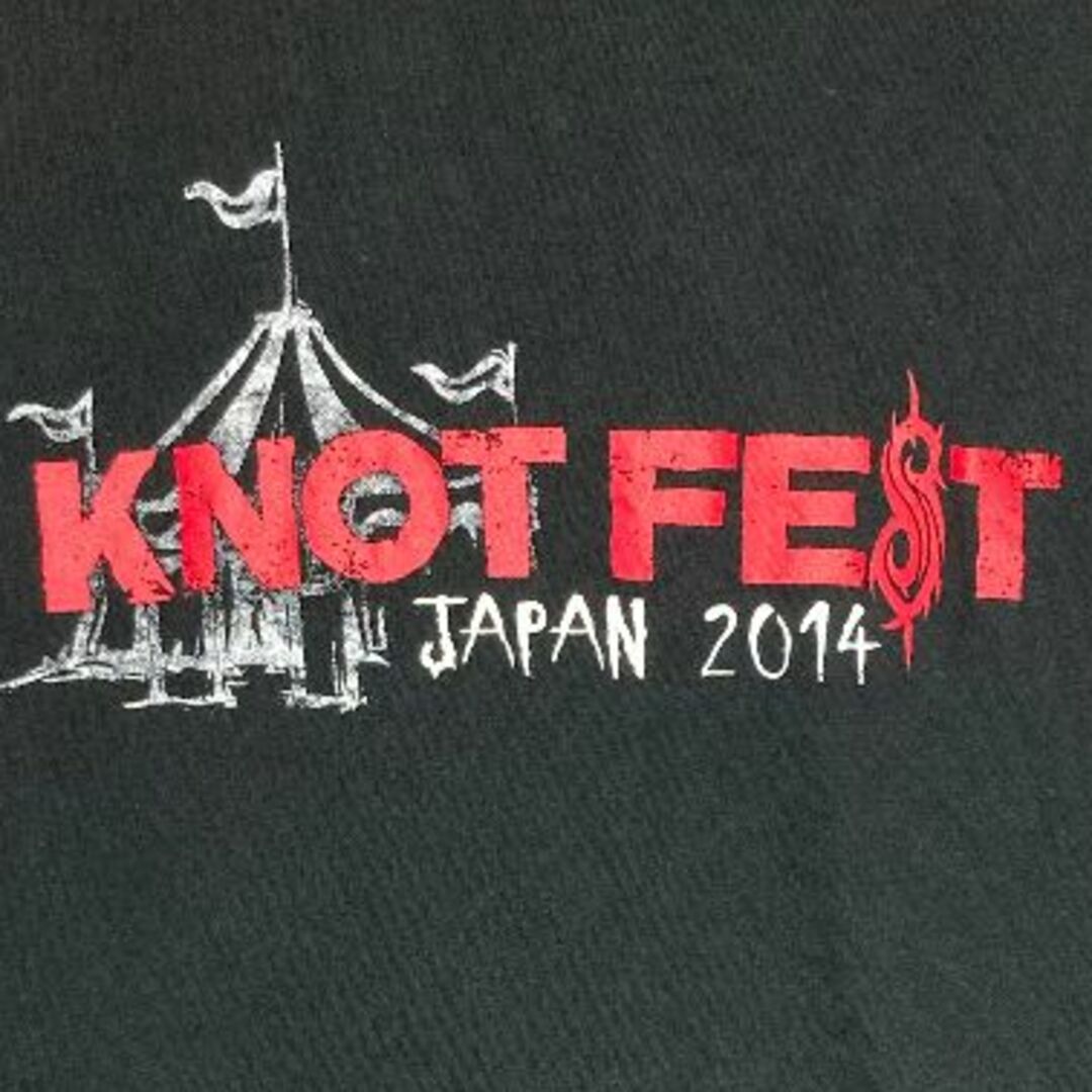 MUSIC TEE(ミュージックティー)のKNOTFEST JAPAN 2014 Tシャツ S 即購入OK メンズのトップス(Tシャツ/カットソー(半袖/袖なし))の商品写真