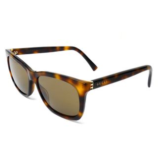 Gucci - GUCCI グッチ サングラス ブラウン べっ甲柄 GG0449S 004 56