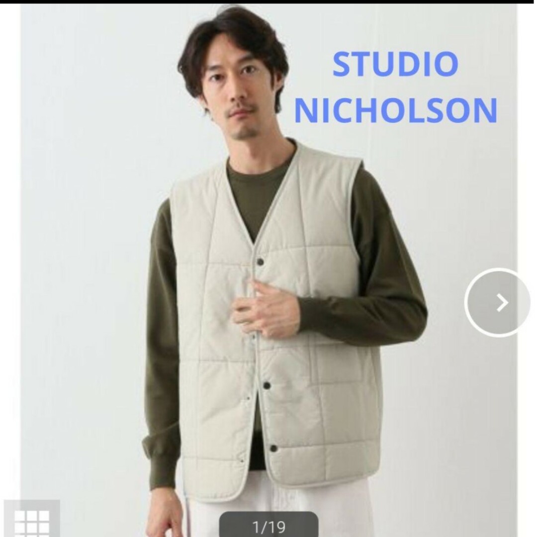 【STUDIO NICHOLSON】ECODOWN COTTON ベスト | フリマアプリ ラクマ