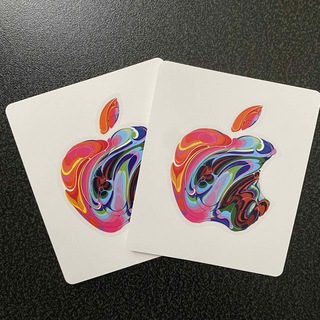 アップル(Apple)のApple ギフトカードステッカー2枚セット(シール)
