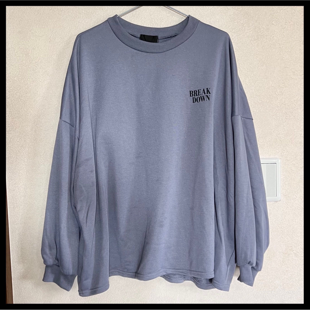 CRYX(クリックス)のCRYX✰ オーバーサイズ フリーサイズ 青 レディースのトップス(Tシャツ(長袖/七分))の商品写真