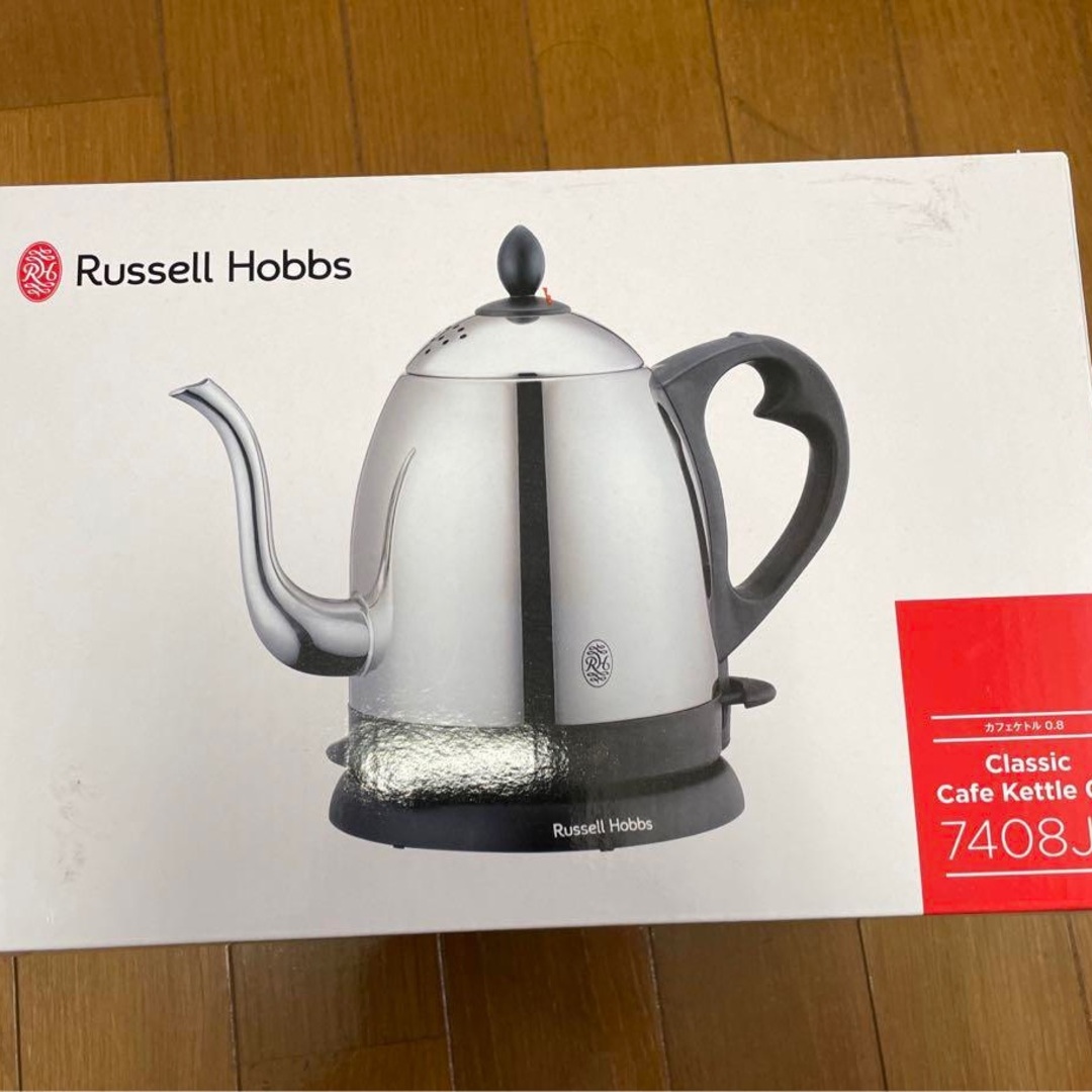 ⭐️未使用 ラッセルホブスケトル0.8L ブラック 7408J… | フリマアプリ ラクマ