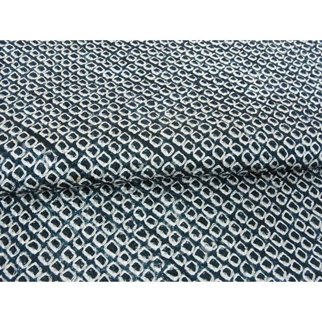 平和屋-こころ店■大変加工の良い総絞り小紋 着丈153cm 裄丈63.5cm 正絹 逸品 A-ck4681