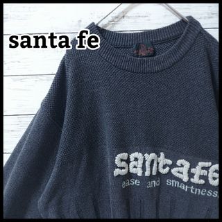 サンタフェ 日本製 長袖 ボタンダウンシャツ 03 ブルー系 santa fe ロゴ メンズ   【230910】