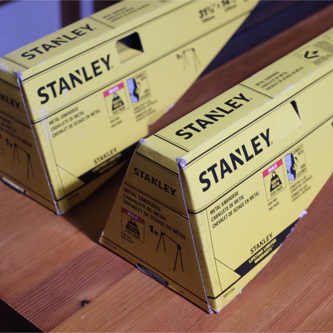 STANLEY メタル折り畳み式ソーホース 2脚セット(STANLEY STANLEY メタル折り畳み式ソーホース 2脚セット(STANLEY