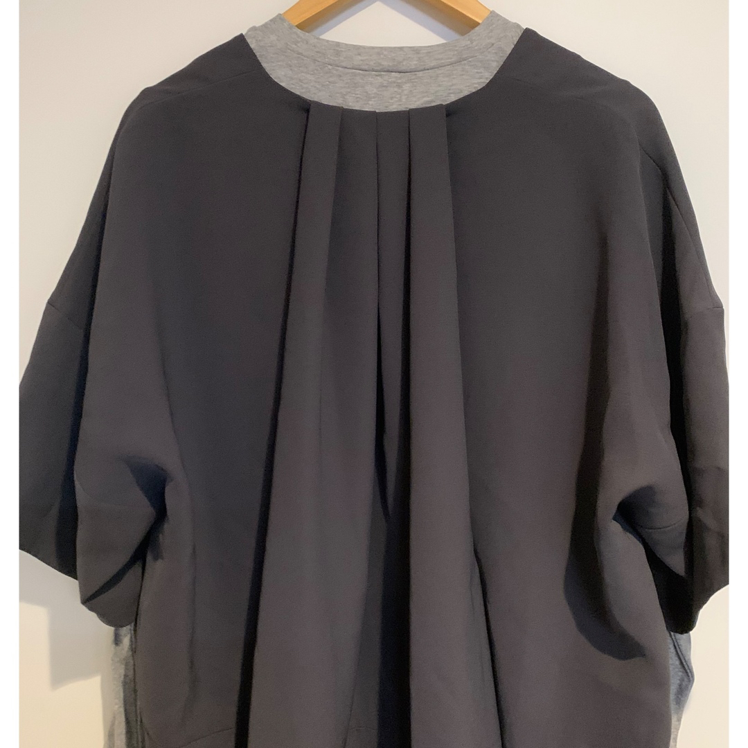 【完売品】ENFOLD COCOON LAYERED DRESS 38 ブラック