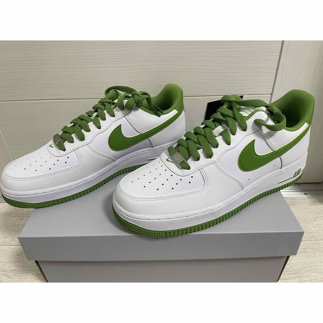 ⭐️ 新品未使用 NIKE⭐️ ナイキエアフォース1 ローホワイト/クロロフィル