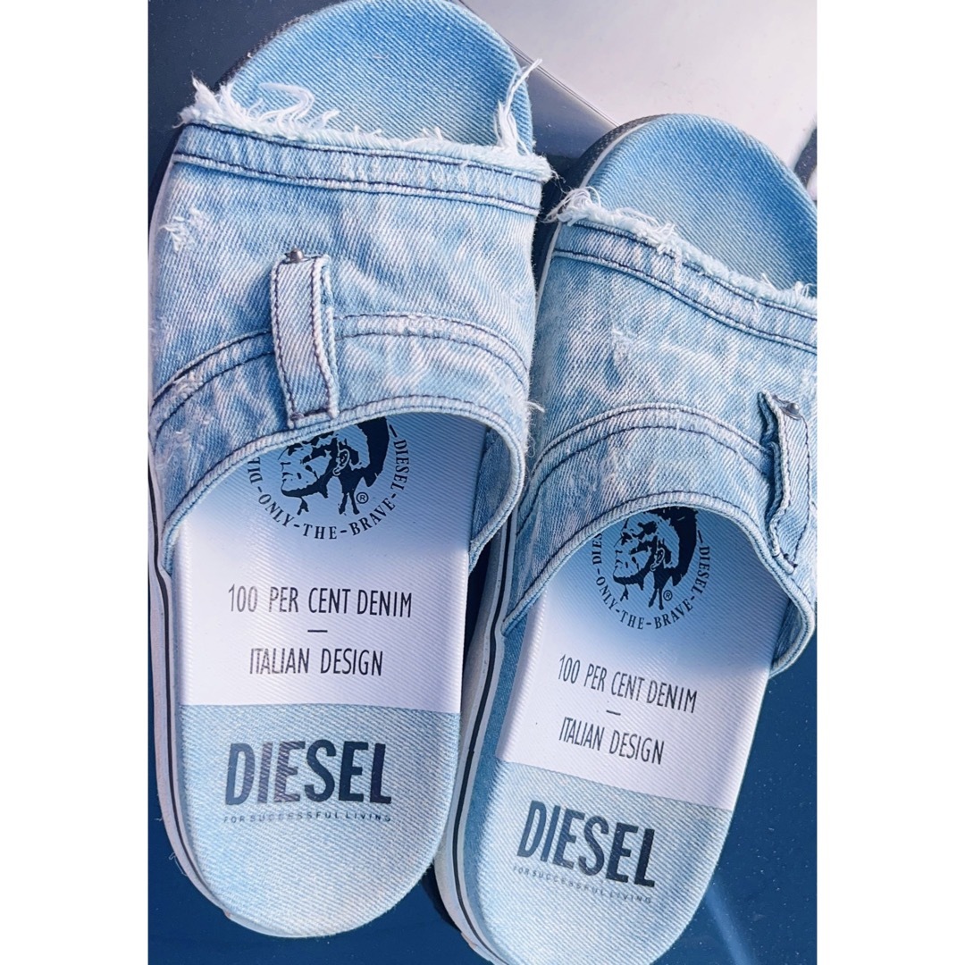 DIESEL(ディーゼル)のDIESEL デニムサンダル レディースの靴/シューズ(サンダル)の商品写真