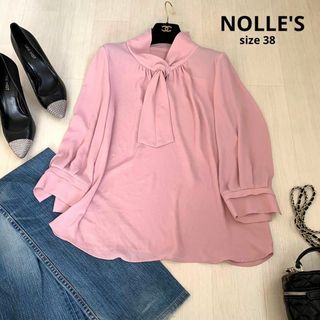 ノーリーズ(NOLLEY'S)のNOLLE'S ノーリーズ　ボウタイブラウス　ブラウス　ピンク　38サイズ(シャツ/ブラウス(長袖/七分))