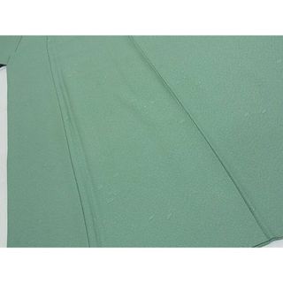 平和屋-こころ店■上質な色無地 草花丸地紋 四君子 金色 着丈167cm 裄丈65.5cm 正絹 逸品 A-ta5305