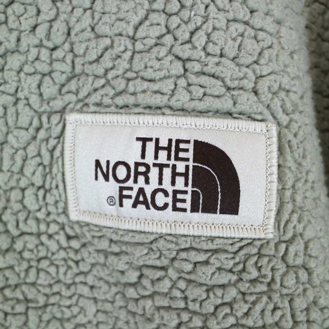 THE NORTH FACE(ザノースフェイス)のSALE/ THE NORTH FACE ノースフェイス ハーフジップ フリースジャケット アウトドア キャンプ ドラポケ  ベージュ (メンズ M) 中古 古着 O0761 メンズのジャケット/アウター(その他)の商品写真