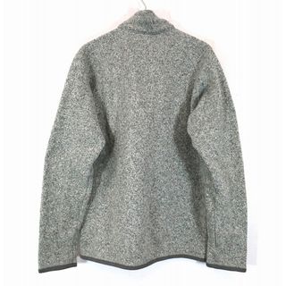 SALE/ patagonia パタゴニア ハーフジップ フリースジャケット アウトドア キャンプ ワンポイントロゴ グレー (メンズ M) O0774