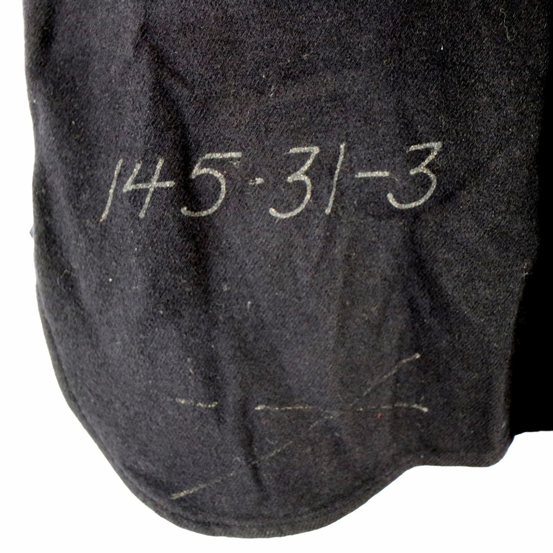 SALE/ 40年代  米軍実物 U.S.NAVY ウ ール長袖シャツ ミリタリー  ヴィンテージ  マチ付き ネイビー (メンズ  Mサイズ相当)   O0760
