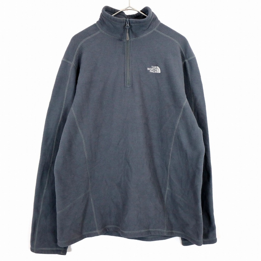 SALE/ THE NORTH FACE ノースフェイス ハーフジッププルオーバーフリースジャケット アウトドア キャンプ グレー (メンズ L)  中古 古着 O0796 | フリマアプリ ラクマ