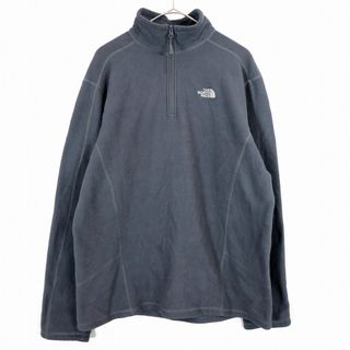 ザノースフェイス(THE NORTH FACE)のSALE/ THE NORTH FACE ノースフェイス ハーフジッププルオーバーフリースジャケット アウトドア キャンプ グレー (メンズ L) 中古 古着 O0796(その他)