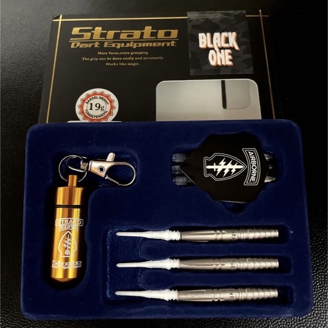 ダーツストラトダーツ　ブラックワン　ダーツ　バレル　Strato Darts