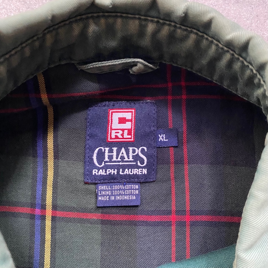 Ralph Lauren(ラルフローレン)の90s CHAPS チャップスラルフローレン スウィングトップブルゾン グリーン メンズのジャケット/アウター(ブルゾン)の商品写真