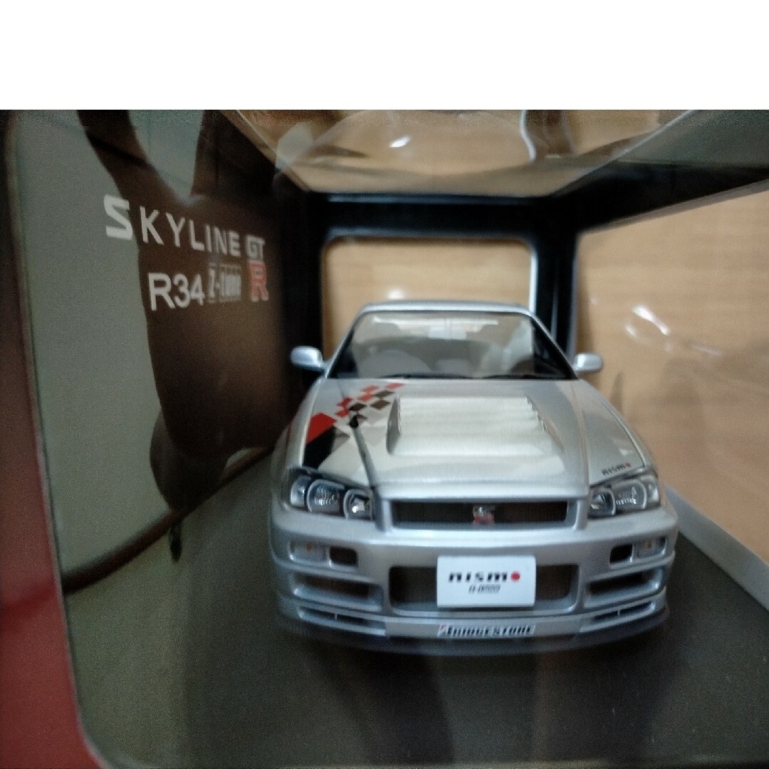 絶版 スカイライン 1/18 オートアート R34 GT-R Ｚ