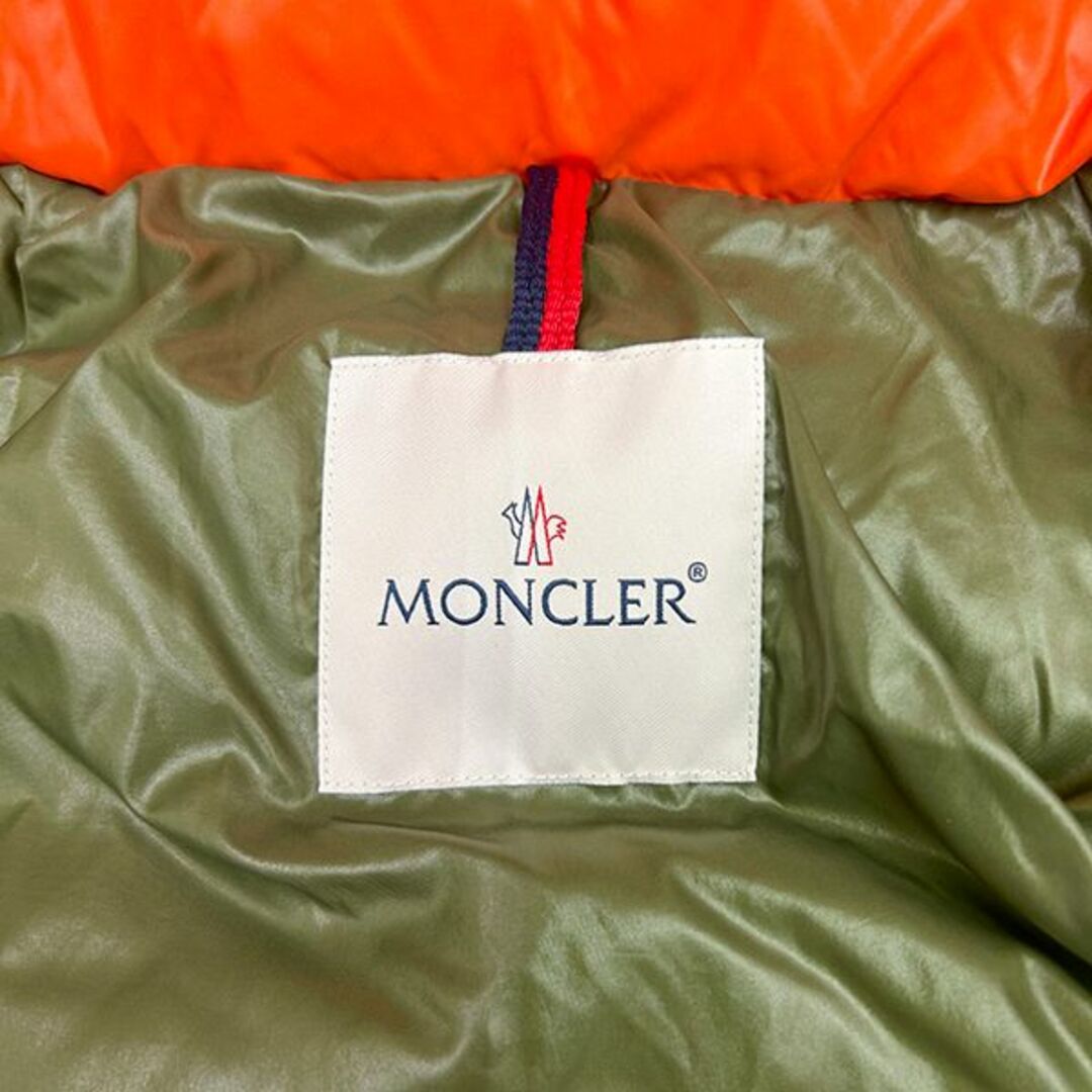 MONCLER(モンクレール)のモンクレール ダウンジャケット アウター レディース 0サイズ S オレンジ 新品同様 5959 レディースのジャケット/アウター(ダウンジャケット)の商品写真