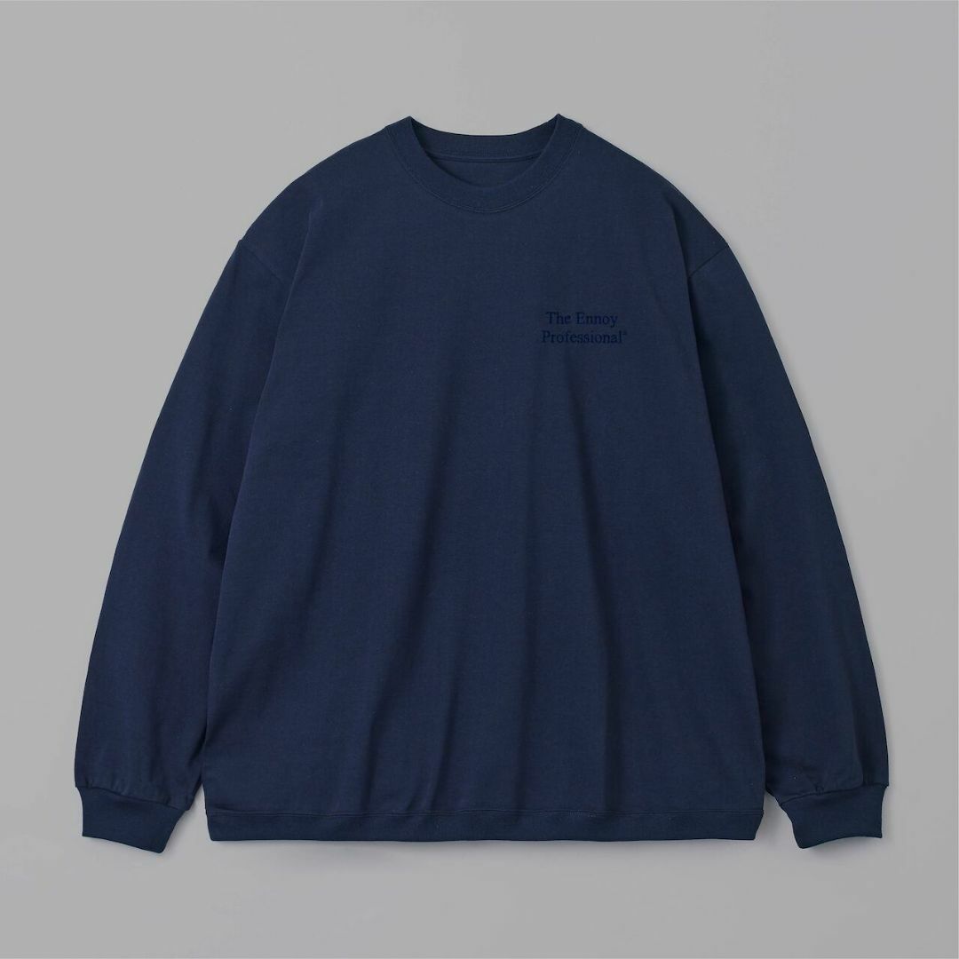 山本康一郎ennoy Long sleeve hem rib tee (NAVY)