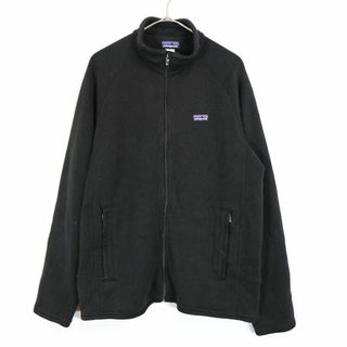 パタゴニア(patagonia)のpatagonia パタゴニア ベターセーター アウトドア キャンプ 胸元ワンポイントロゴ ブラック (メンズ M) 中古 古着 O0790(ニット/セーター)