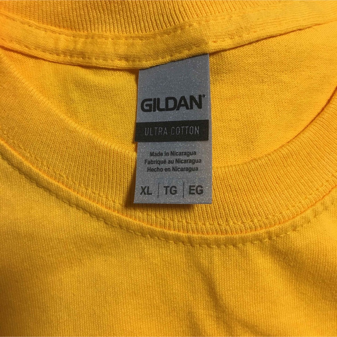 GILDAN(ギルタン)のGILDANギルダン☆ロンT長袖無地Tシャツ☆ゴールド☆イエロー☆濃い黄色☆XL メンズのトップス(Tシャツ/カットソー(七分/長袖))の商品写真