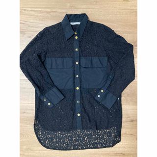 ザラ(ZARA)のLACE SHIRT WITH POCKETS(シャツ/ブラウス(長袖/七分))