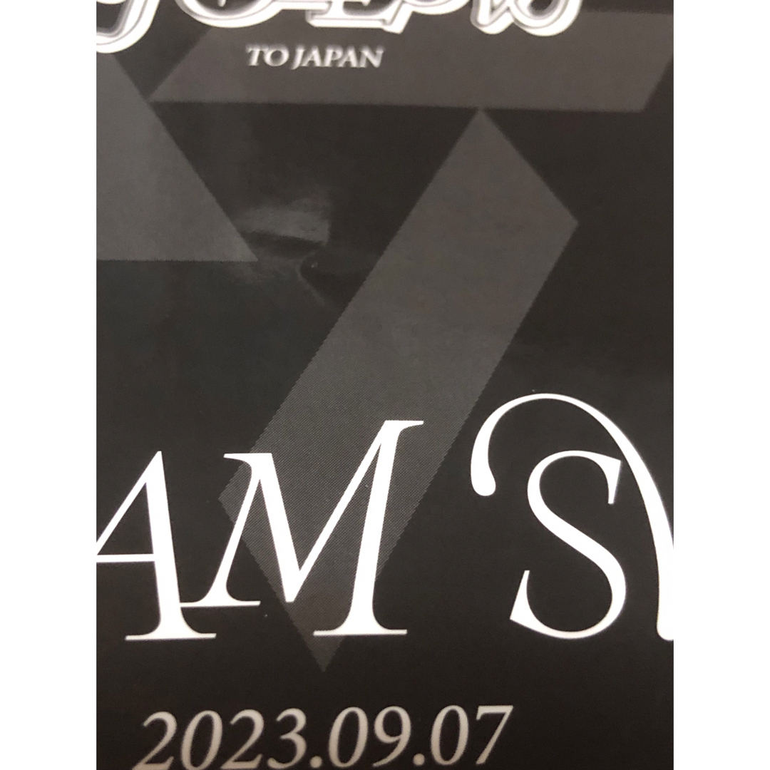 SEVENTEEN(セブンティーン)のSEVENTEEN FOLLOW 東京ドーム スローガン ステッカー セブチ エンタメ/ホビーのタレントグッズ(アイドルグッズ)の商品写真