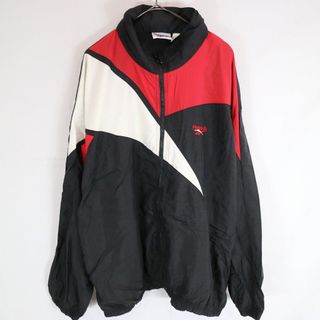 90年代 Reebok リーボック サンフランシスコ・フォーティナイナーズ 中綿ナイロン ジャケット レッド (メンズ L)   O4552