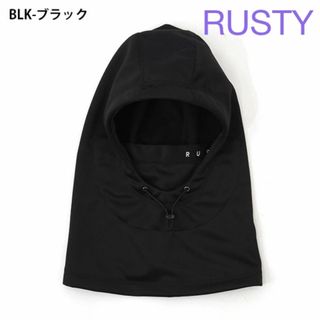 ラスティ(RUSTY)のRUSTY ラスティ　レディース　ブラック　ネックウォーマー フードウォーマー(ネックウォーマー)