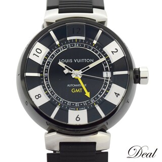 ルイヴィトン(LOUIS VUITTON)のLOUIS VUITTON ルイ・ヴィトン  タンブール インブラック GMT  Q113K  メンズ 腕時計
LV(腕時計(アナログ))