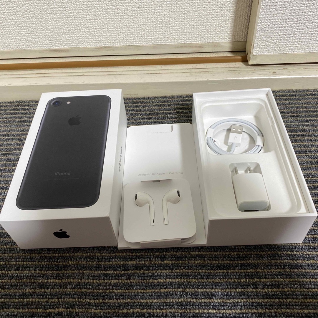 iPhone 7 Jet Black 256 GB Softbank 2台 - 携帯電話