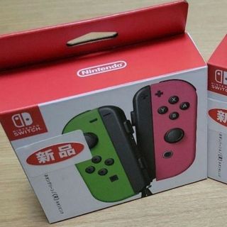 ニンテンドースイッチ(Nintendo Switch)のNintendo JOY-CON (L)/(R) ネオングリーン/ネオンピン(家庭用ゲーム機本体)