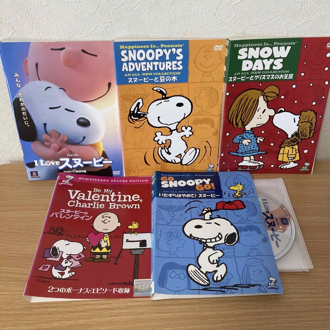 SNOOPY - スヌーピー DVD 5本 アスクの通販 by s shop｜スヌーピーなら